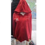 Poleron Adidas con cierre Talla L